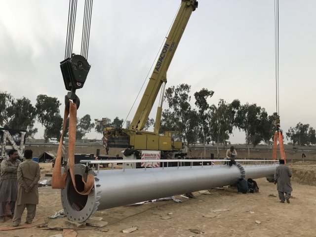 Highest Dual Billboard on Unipole Installed at Eighteen Islamabad